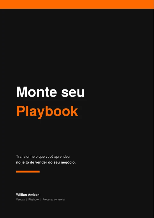 Monte seu Playbook