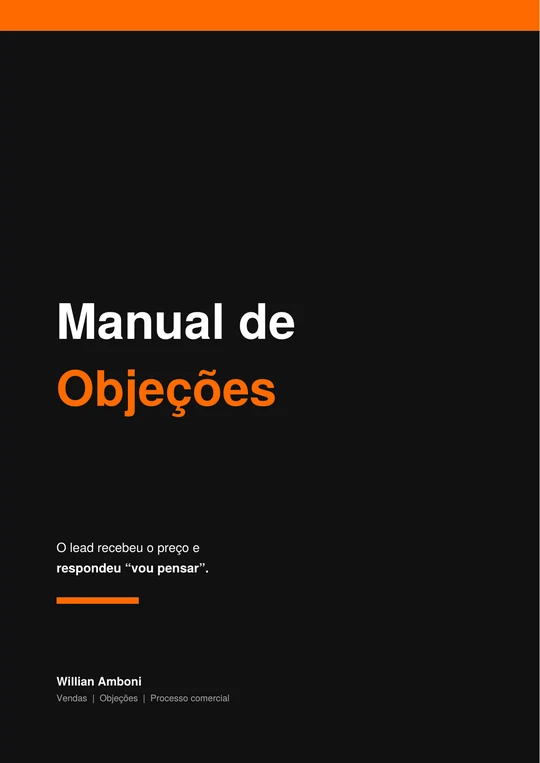 Manual de Objeções